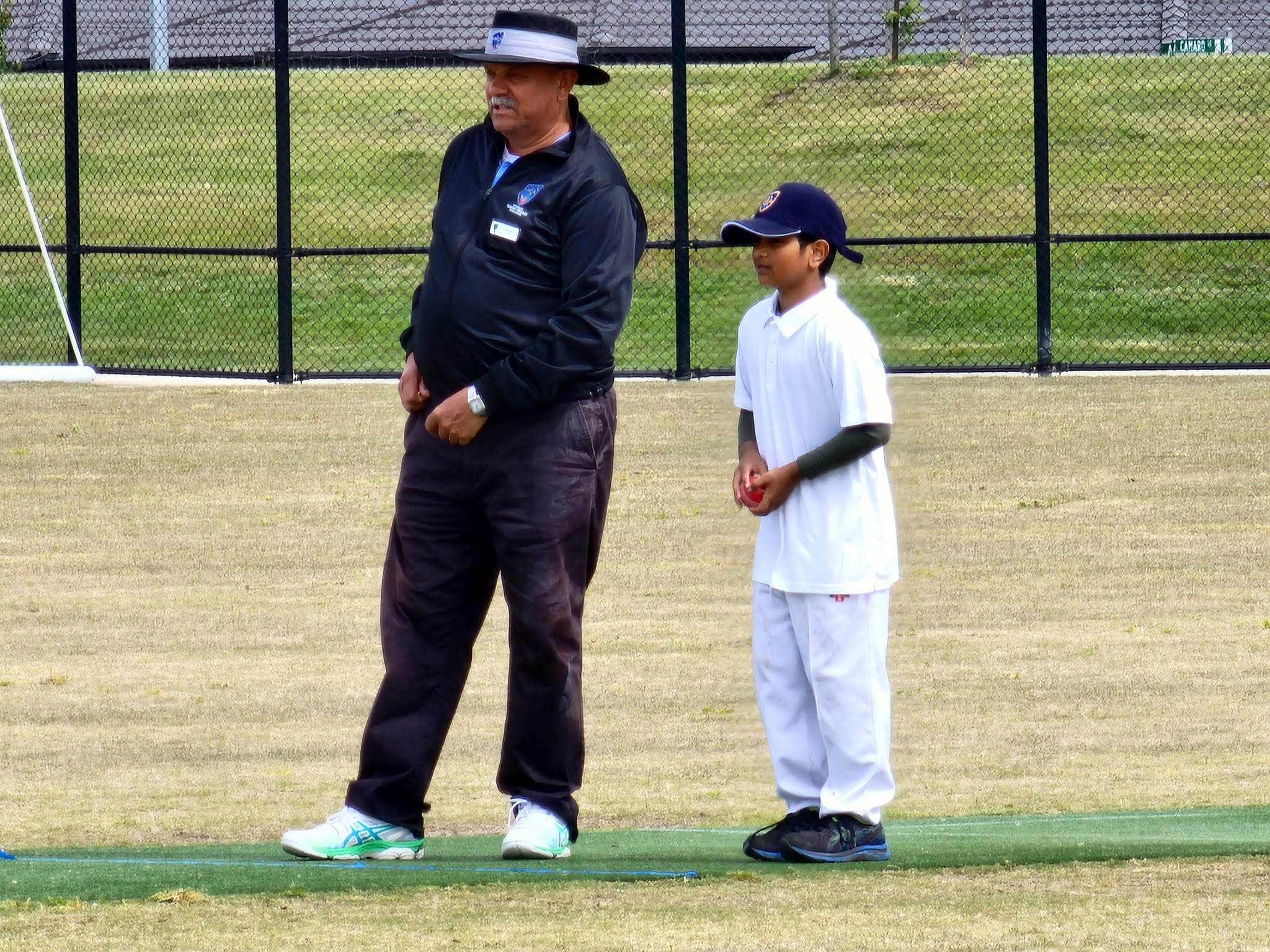 Young Melbourne Titans player with the match ball
